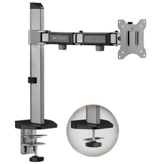 Artikel Double Monitor Desk Mount | Adjustable Heavy Duty Monitor Arms | VESA Mount with C Clamp & Grommet Mounting Base | Computer Monitor Stand for Screen up to 27 inch | Table Mounted | Black