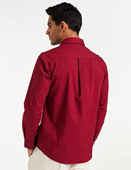 Amazon Brand - Symbol Men's Pack of 2 Cotton Casual Shirt| Regular Fit | Plain | Full Sleeve | Available in Plus Sizes