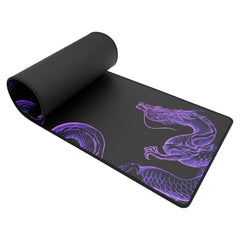 daWg KeyMat R1 Esports Gaming Mouse Pad, 800 x 300 mm, 4mm Thickness Extended Desk Mat, Anti-Fray Stitching, Anti-Skid Rubber Base, Pro-Grade Tracking Surface, High-Velocity Glide (Dragon)