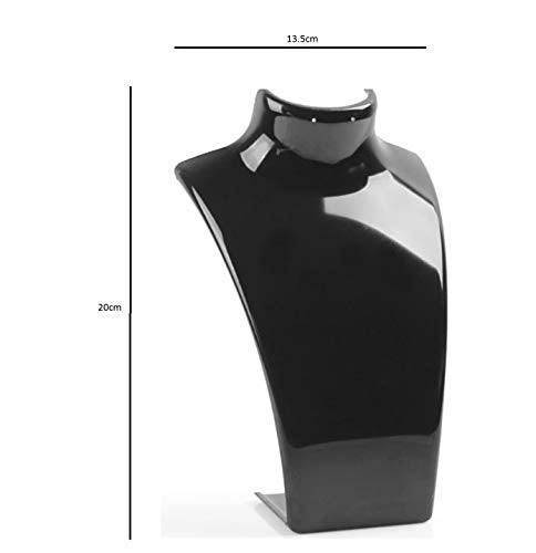 SYGA Plastic Necklace and Earring Display Storage Jewelry Display Rack (Black)