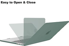 Midkart Matte Hard Shell Plastic Case Cover Compatible with MacBook Pro 13 Inch (Model M2 A2338 / M1 A2338 / A2289 / A2251 / A1706 / A1708 / A2159 / A1989, Release 2023-2016), Smoke Black