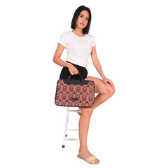 Tabelito Laptop Sleeve Bag 13" to 15.6 inch for Women Jute and Vegan Leather Office Everyday Handbags