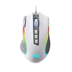 Redragon M612AK PRO RGB Gaming Mouse, 8000 DPI Wired/Wireless Optical Mouse with 9 Programmable Buttons & 7 Backlit Modes, BT & 2.4G Wireless, Software Supports DIY Keybinds Rapid Fire Button