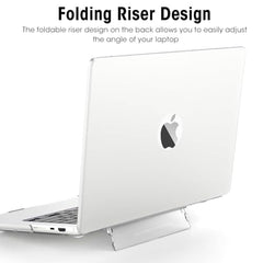 HASTHIP MacBook Air M1 13.3 Inch Hard Shell Cover with Foldable Kickstand