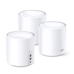 TP-Link Deco X20 Dual Band Next-Gen Wi-Fi 6 Mesh, AX1800 Whole Home WiFi System, Covers up to 5800 Sq. Ft,Replaces Routers and WiFi Extenders,Parental Control,Compatible with Alexa(3-Pack)(1800 mbps)
