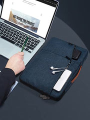 Dynotrek Arrival 15.6 inch Laptop Sleeve Case Pouch, (Denim Grey)