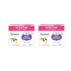 Himalaya Gentle Baby Soap for Newborns | No Post Bath Dryness | B3G1 FREE - 125g | Gentle Cleansing With Phyto-Oil Complex of 100% Natural Oils of Almond & Olive| No. 1 Doctor Recommended Brand