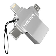 Sounce USB to 3.5mm Female Adapter, USB Headphone Audio Jack External Stereo Sound Cable Cord Splitter for MacBook, Laptop, Linux, PS4, Headset - Grey