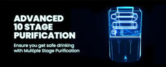 AQUA D PURE 4 in 1 Zinc + Copper + Alkaline Ro Water Purifier With Inbuilt TDS Adjuster, RO, UV, UF and Auto Shut Off Function, 12L, 10 Stage Purification Method, Black