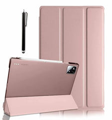 ProElite Cover for Xiaomi Mi Pad 8/8 Pro/Mi Pad 7/7 Pro 11.2 inch Cover, Flip Case Cover with Transparent Back & Stylus Pen [Auto Sleep Wake Support], Black