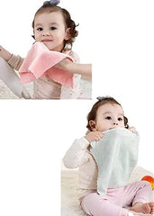 MOMISY Baby Wash Cloth Face Towel Handkerchief for Baby New Born/Infants/Toddlers-Assorted Colours (10)