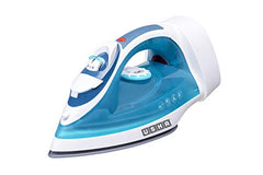 USHA Armor 1100 watts Dry Iron with Shock Proof Plastic Body | Single Coat Black Non Stick Soleplate for Longer Durability|Overheat Safety Shutoff |180° Swivel Cord | 2 Years Warranty|(Purple & White)