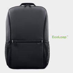 Dell EcoLoop Essential Laptop Backpack CP3724, 16in, 18L, Water Resistant | 400D Fabric, 100% Recycled Plastic, Dedicated Padded Laptop Sleeve, Daily Commute Ready