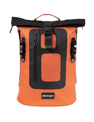 CarryPro MOJO V2.0-20L Everyday Laptop Backpack, Fits Up to 15.6 Inch Roll Top Laptop Bag for Office, College & Travel, Water Resistant Fabric, Ultra Lightweight Bag, 1 Year Warranty - Hot Orange