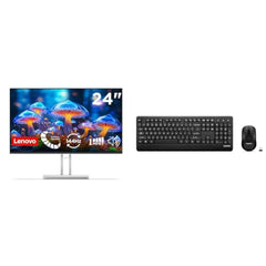 Lenovo L27-4C| 27 Inch (68.58 cm) Ultraslim Monitor, FHD 1920x1080, IPS, 144Hz, 99% sRGB, 1ms, 2x3W Speakers, Dual HDMI, Display Port, Audio Port, AMD FreeSync,Eyesafe, Bezel-Less, VESA Mount, Grey