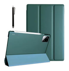 ProElite Cover for Xiaomi Mi Pad 8/8 Pro/Mi Pad 7/7 Pro 11.2 inch Cover, Flip Case Cover with Transparent Back & Stylus Pen [Auto Sleep Wake Support], Black