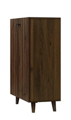 DeckUp Milo Engineered Wood 2-Door Shoe Rack (Walnut, Matte Finish)