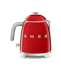 Smeg 0.8L Electric Kettle 1400W, Original Italian Brand, Patented Smeg Red Color, Highest Food Grade Stainless Steel Full Body, Soft Lid Opening System, Luxury 50's Style KLF05RDEU
