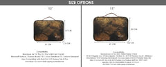 Probus Rust Galaxy Canvas Printed Laptop Sleeve Case Cover for Macbook/Laptop | Compatible with 13.3" Laptops