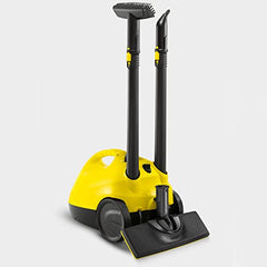 KARCHER SC 2 EasyFix Steam Cleaner, 1500W, 3.2 Bar Pressure, 1200L Steam/L Water, Chemical Free Cleaning, Removes 99.99% Viruses & Bacteria, EasyFix Floor Kit, Ideal for Home Use, German Tech, White