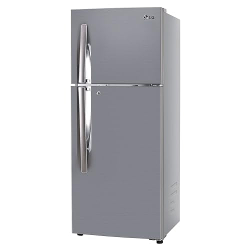 LG 242 L 3 Star Smart Inverter Frost-Free Double Door Refrigerator (GL-I292RPZX, Shiny Steel, Door Cooling+)