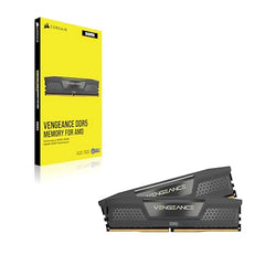 CORSAIR Vengeance DDR5 RAM 96GB (2x48GB) 6000MHz CL36-44-44-96 1.4V AMD Expo Intel XMP 3.0 Desktop Computer Memory – Gray (CMK96GX5M2E6000Z36)