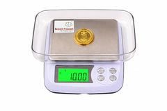 Baijnath Premnath iScale DM-3 500g x 0.01g (10mg), 1Year Warranty, Jewellery Weighing Scale, Gold & Silver Ornaments and Laboratories Weight Measuring Machine Weighing Scale (Not for commercial use)