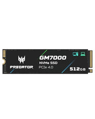 Acer Predator GM7000 1TB NVMe Gaming SSD - M.2 2280 PCIe Gen4 (16 Gb/s) x 4, 3D TLC NAND PC Internal Solid State Hard Drive with DDR4 DRAM Cache Up to 7400 MB/s - BL.9BWWR.105