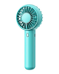 Gaiatop Mini Portable Fan, Powerful Hand Fan Cute Design 3 Speed Personal Small Desk Fan With Base, Lightweight Rechargeable Usb Handheld Fan For Girl, Women, Men, Indoor, Outdoor, 15 Cm, Pink