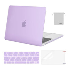 MOSISO Compatible with MacBook Pro 13 inch Case M2 2025, 2024, 2023, 2022-2016 A2338 M1 A2251 A2289 A2159 A1989 A1708 A1706, Plastic Hard Shell&Keyboard Cover&Screen Film&Storage Bag, Serenity Blue