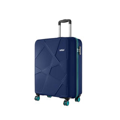Safari Pentagon Pro 8 Wheels Set of 3, (Cabin + Medium + Large) Trolley Bag, Hard Case Polypropylene, 360º Wheeling Luggage, Suitcase for Travel, Trolley Bags for Travel, Luxury Beige