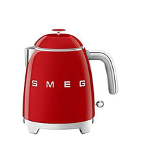 Smeg 0.8L Electric Kettle 1400W, Original Italian Brand, Patented Smeg Red Color, Highest Food Grade Stainless Steel Full Body, Soft Lid Opening System, Luxury 50's Style KLF05RDEU