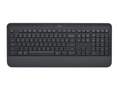 Logitech Signature K650 Wireless Keyboard with Wrist Rest, Full-Size, BLE Bluetooth or Logi Bolt USB Receiver, Comfort Deep-Cushioned Keys, Numpad, Compatible with Most OS/PC/Windows/Mac-Black