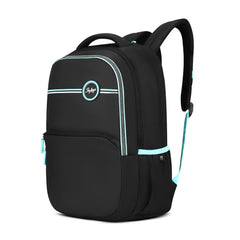 Skybags Thrive 17 Inch Compatible Laptop Backpack 30L | 3 Compartments with Quick-Access Front Pocket | Padded Back Panel & Side Bottle Pockets | Office & Travel Backpack for Men & Women (Dark Green)