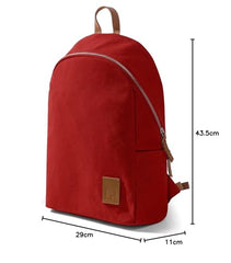 DailyObjects Pedal Everyday Casual Laptop Backpack (16L) Fits Upto 14 Inch Laptop, Unisex Travel Backpack Durable Canvas Material, Zippered Compartments With Pockets (Beige)