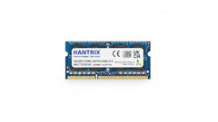 Hantrix 4GB DDR3 1333MHz Laptop RAM | 2RX8, PC3-10600S 1.5v, SO-DIMM Memory Module, For Notebook PCs, High-Speed DDR3 Upgrade