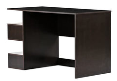 DeckUp Zeus Engineered Wood Study Table and Office Desk (Wotan Oak & White)
