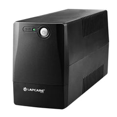 Lapcare Lapon-750 600VA /360W, 230V, UPS System, an Ideal Power Backup & Protection for Home Office, Desktop PC & Home Electronics, Lead Acid Battery, Black