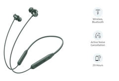 Original Neckband Compatible with OnePlus Z2 ANC Buds Earphone Earbud Earbuds Neckband (Green)