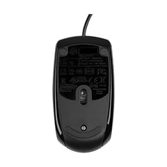 HP X500 Wired Mouse (Black, E5E76AA)