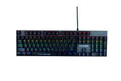 Cosmic Byte CB-GK-25 Pandora TKL Mechanical Keyboard Upgraded with Swappable Outemu Blue Switches and Rainbow LED (Black/Grey)