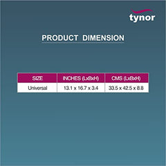 TYNOR Ortho Cushion Seat, Grey, Universal Size, 1 Unit