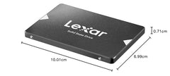Lexar NQ100 2.5" SATA III 6Gb/s Internal SSD 256GB, SSD Hard Drive Up to 550MB/s Reading, Internal SSD SATA for Laptop, Desktop, PC