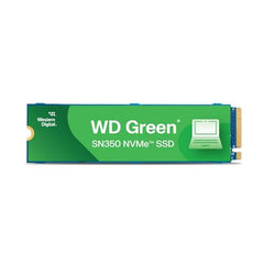 Western Digital WD Green SN350 NVMe 250GB, Upto 2400MB/s, 3 Y Warranty, PCIe Gen 3 NVMe M.2 (2280), Internal Solid State Drive (SSD) (WDS250G2G0C), Green