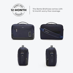 MOKOBARA Bento Briefcase 14 Inch Laptop Bag 15L Office Use Black