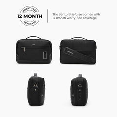 MOKOBARA Bento Briefcase 14 Inch Laptop Bag 15L Office Use Black
