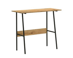 DeckUp Eden Home Engineered Wood Study Table and Office Desk (White, Matte Finish)