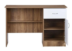 DeckUp Plank Uniti Engineered Wood Study Table and Office Desk (Bavarian Beech, Matte Finish)