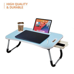 GoRogue Stud Foldable Wooden Mini Lapdesk for Couch, Sofa Bed, Study Tray Table Stand for Writing (Walnut), 40 Centimeters