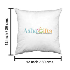 Gift for Daughter Birthday Special Birthday for Daughter Printed Cushion(12 inch X 12 inch with Filler with Keychian) Girls Pillow Daughters Day for Daughter and Girls (V) (D-5A)